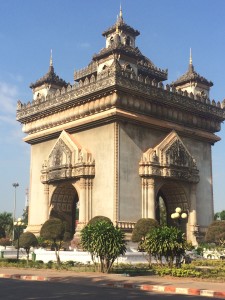 Patuxai Monument in Vientiane