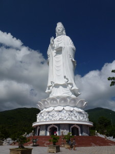 Die wunderbare weiße Buddhafrau