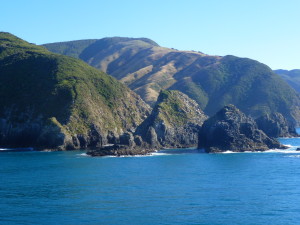 Durch die Cook-Strait nach Wellington