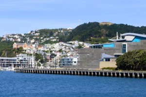 Wellington, im Vordergrund das Te Papa Museum